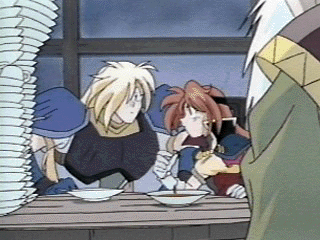 Lina and Gourry, relaxing at the WaySide Inn...