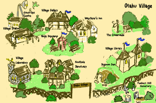 Map of Otaku Village